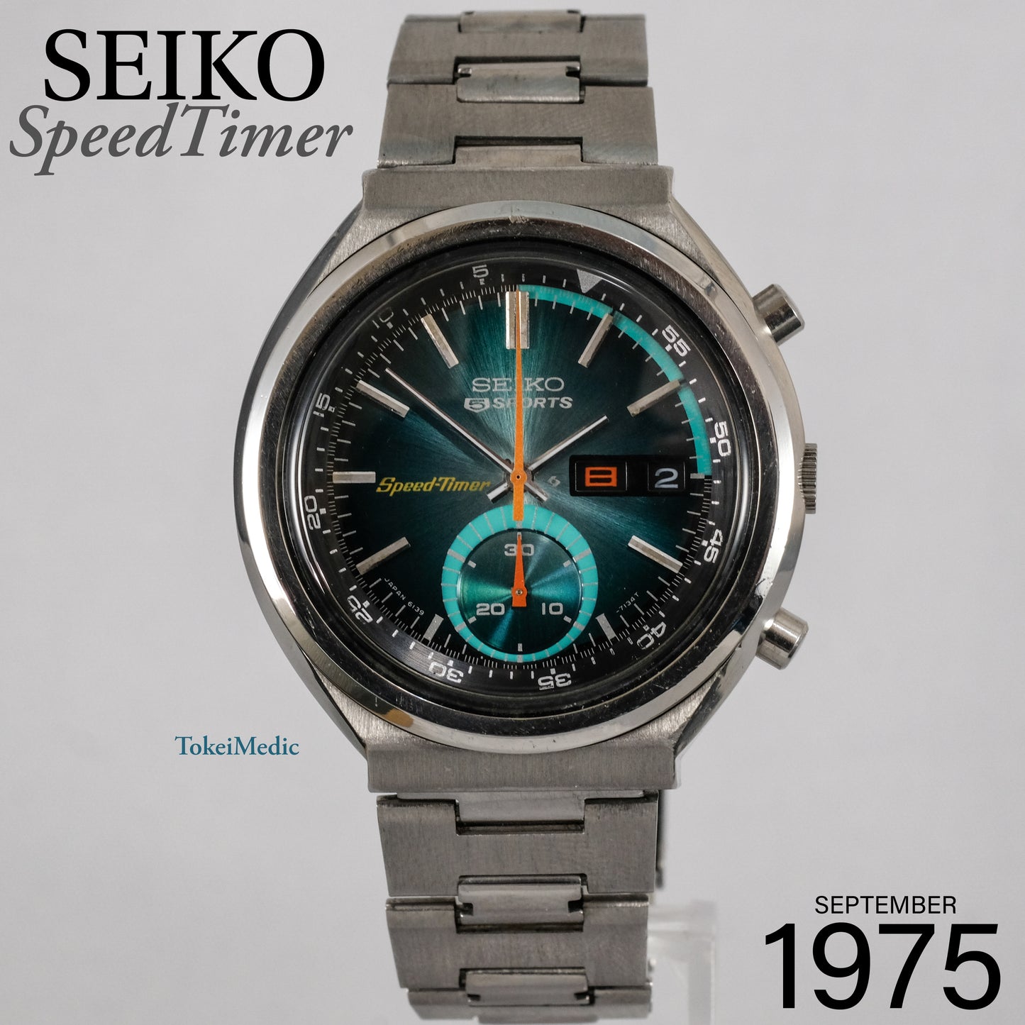 1975 Seiko 5 Sports SpeedTimer 6139-7060
