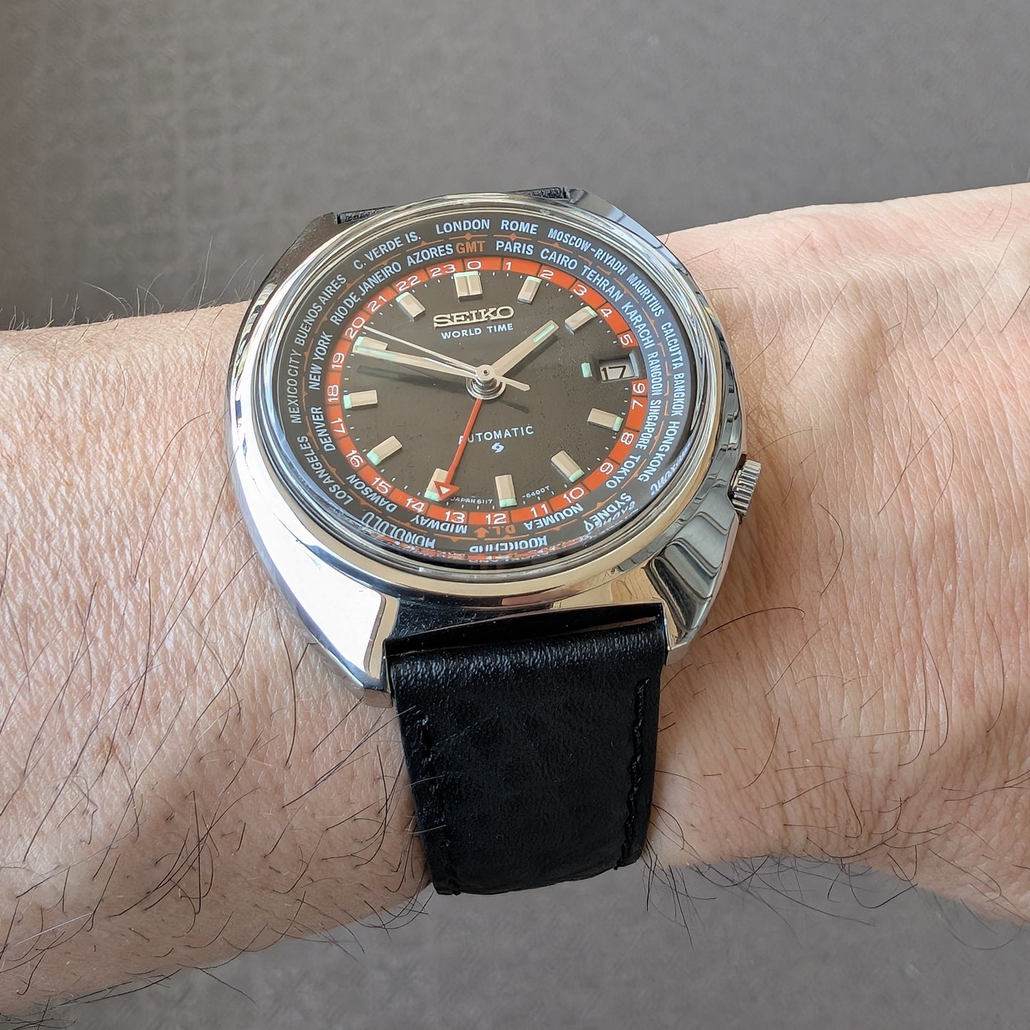 1972 Seiko World Time 6117-6400