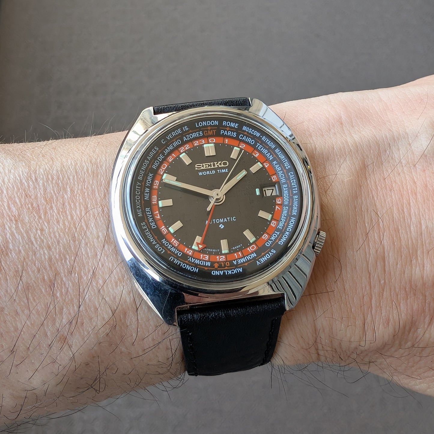 1972 Seiko World Time 6117-6400