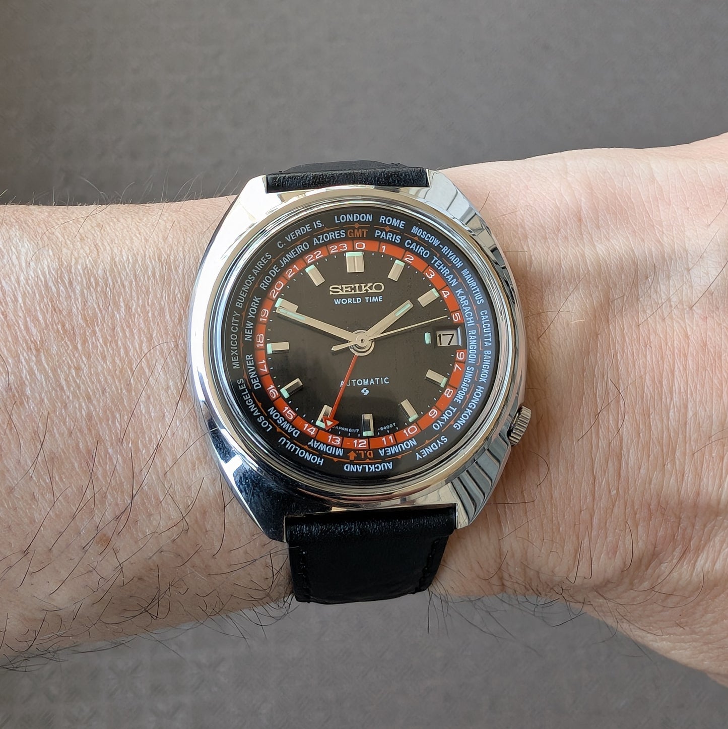 1972 Seiko World Time 6117-6400