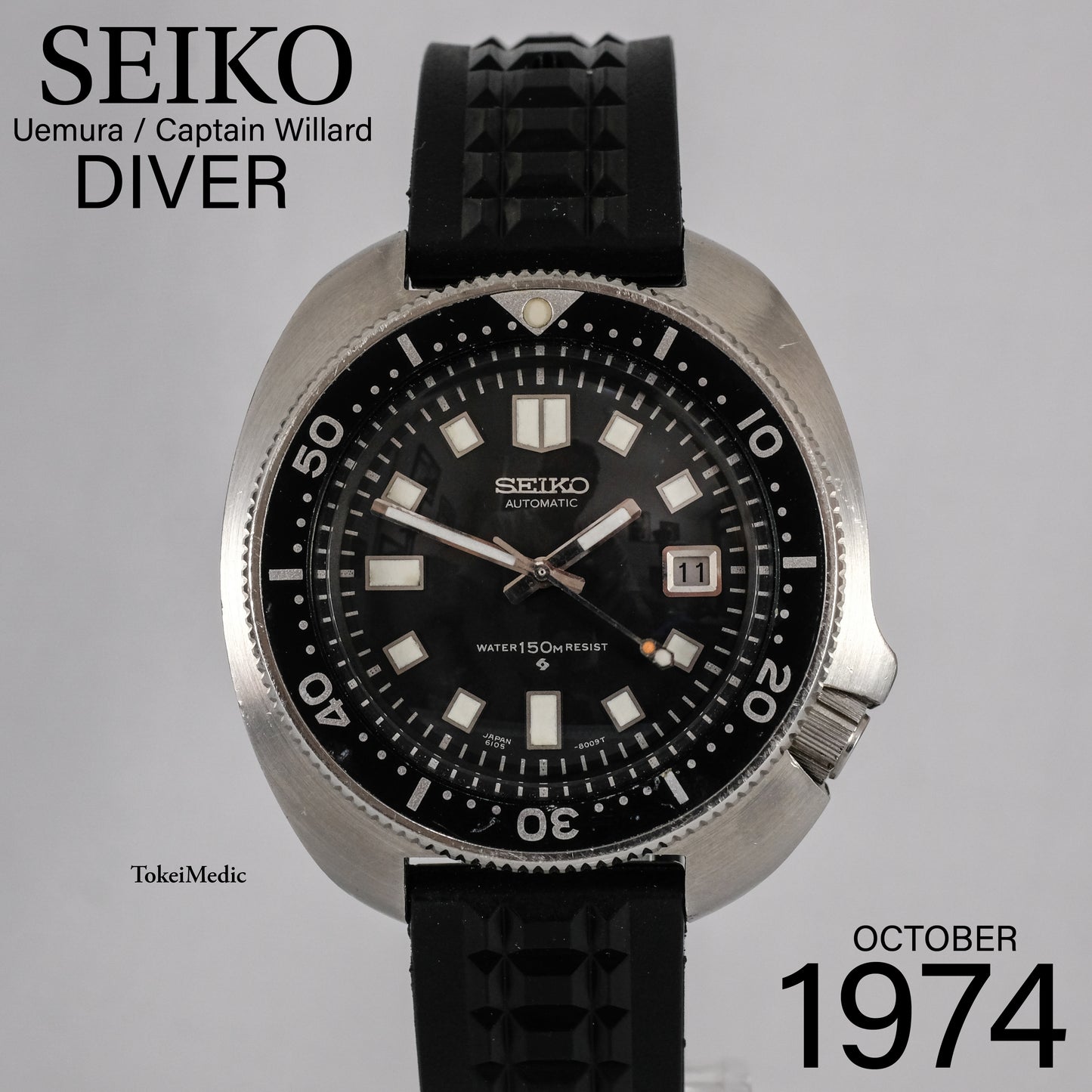 1974 Seiko "Captain Willard" 6105-8110