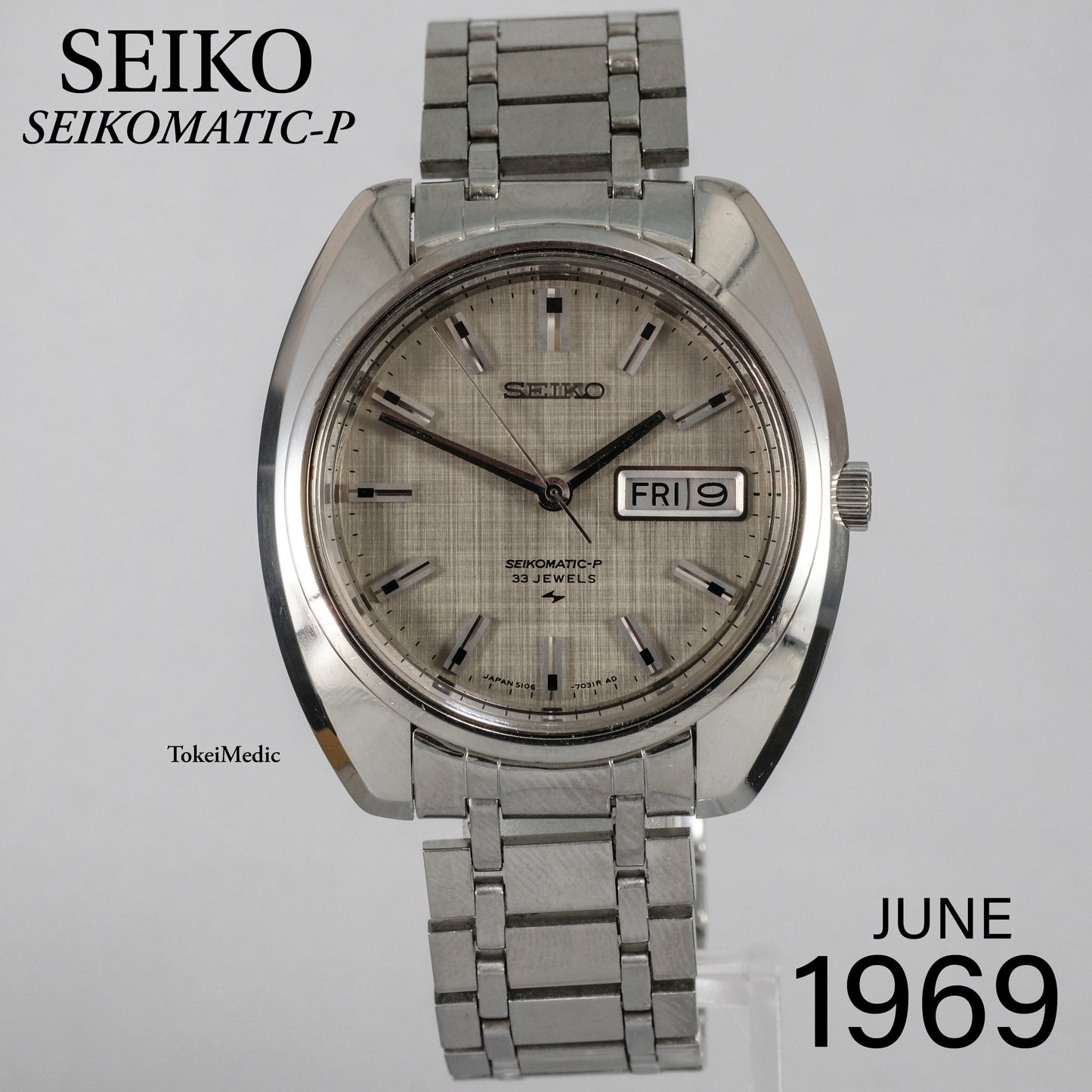1969 Seiko Seikomatic-P 5106-7030