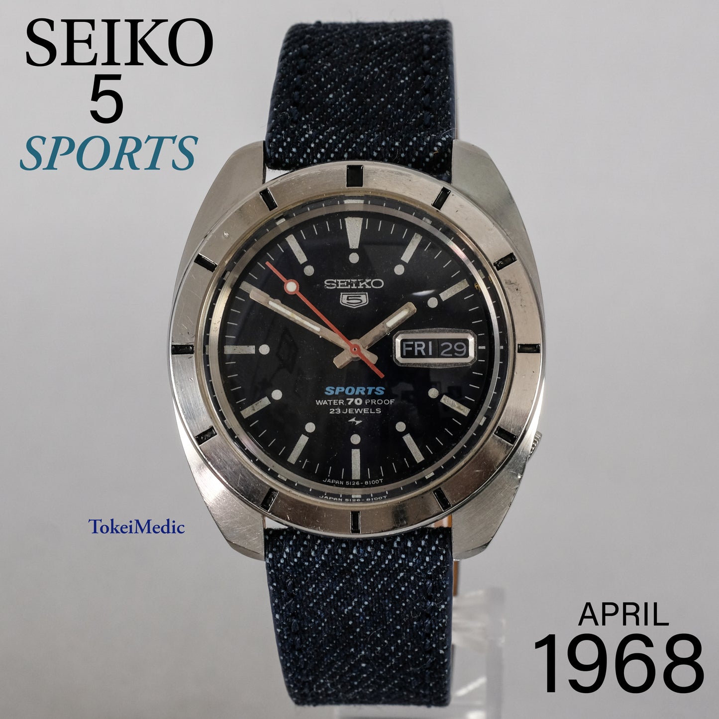 1968 Seiko 5 Sports 5126-8100