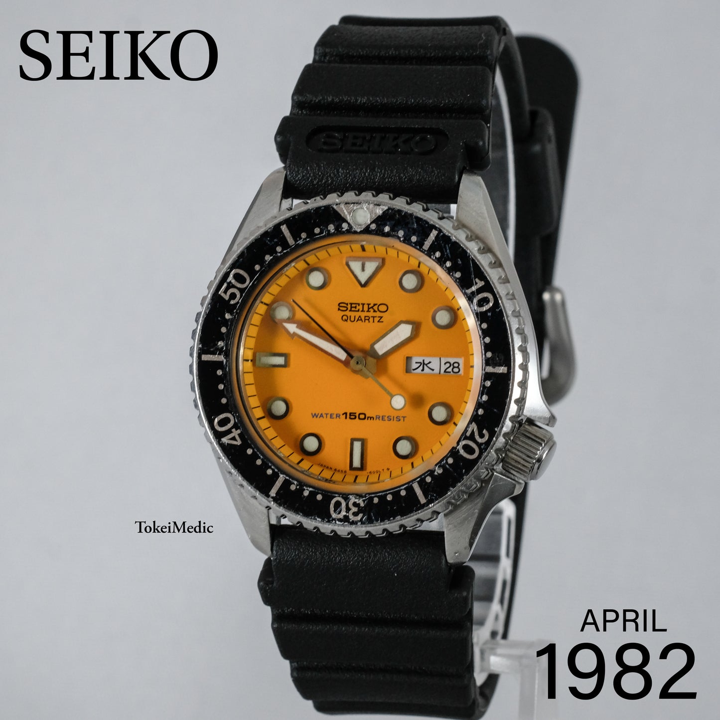 1982 Seiko Quartz 150m Diver 6458-600A