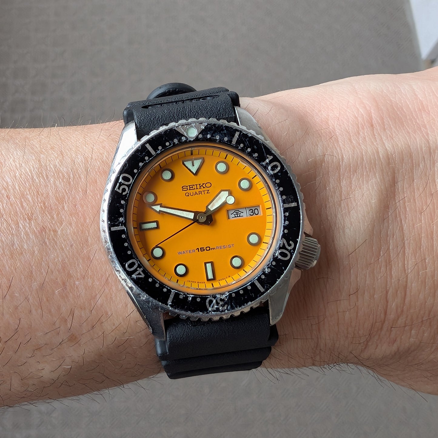 1982 Seiko Quartz 150m Diver 6458-600A