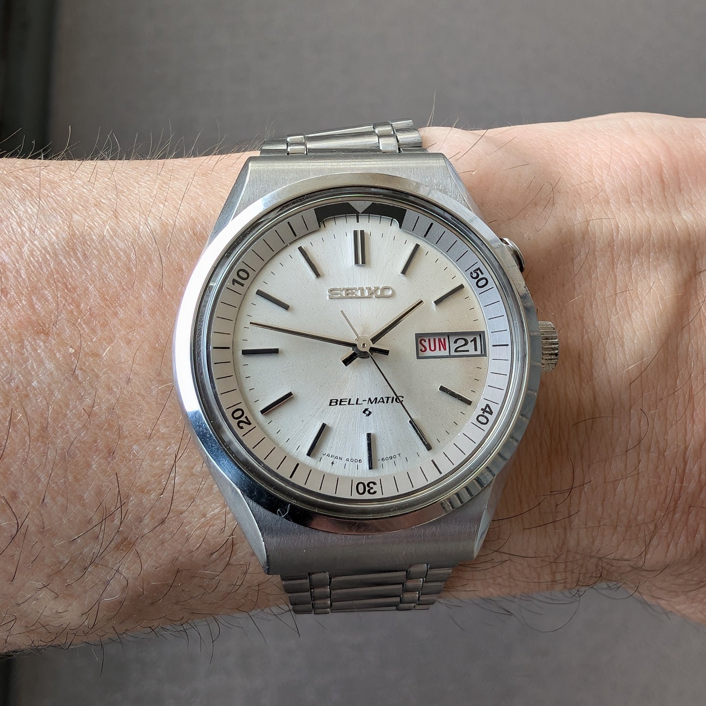 1975 Seiko Bell-Matic 4006-6070