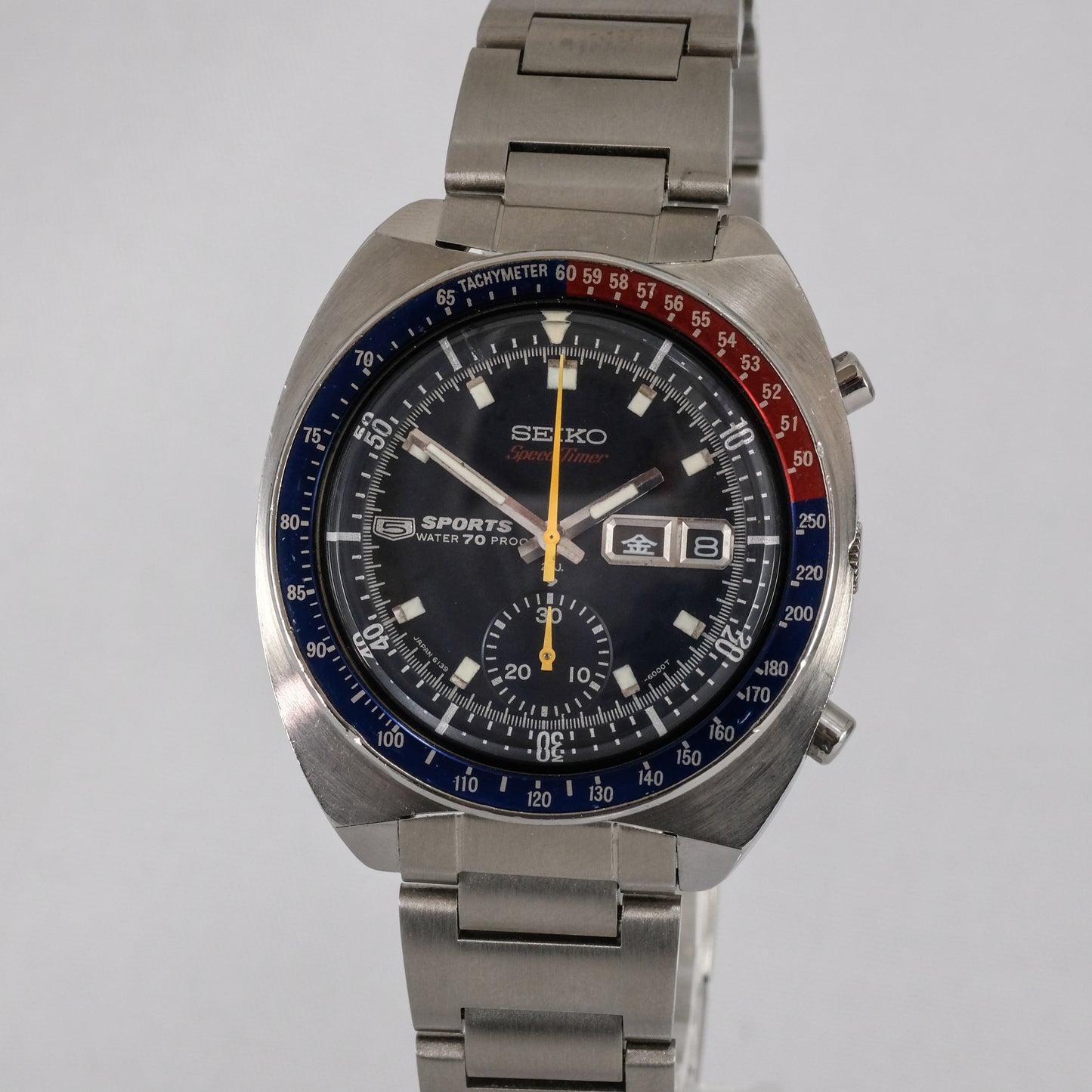1971 Seiko 5 Sports SpeedTimer "Cervet / Pepsi" 6139-6002
