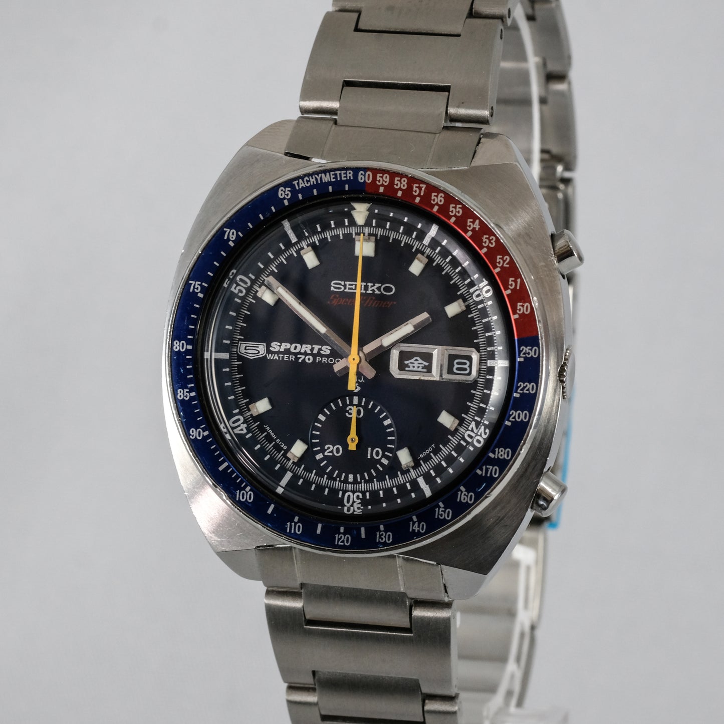 1971 Seiko 5 Sports SpeedTimer "Cervet / Pepsi" 6139-6002