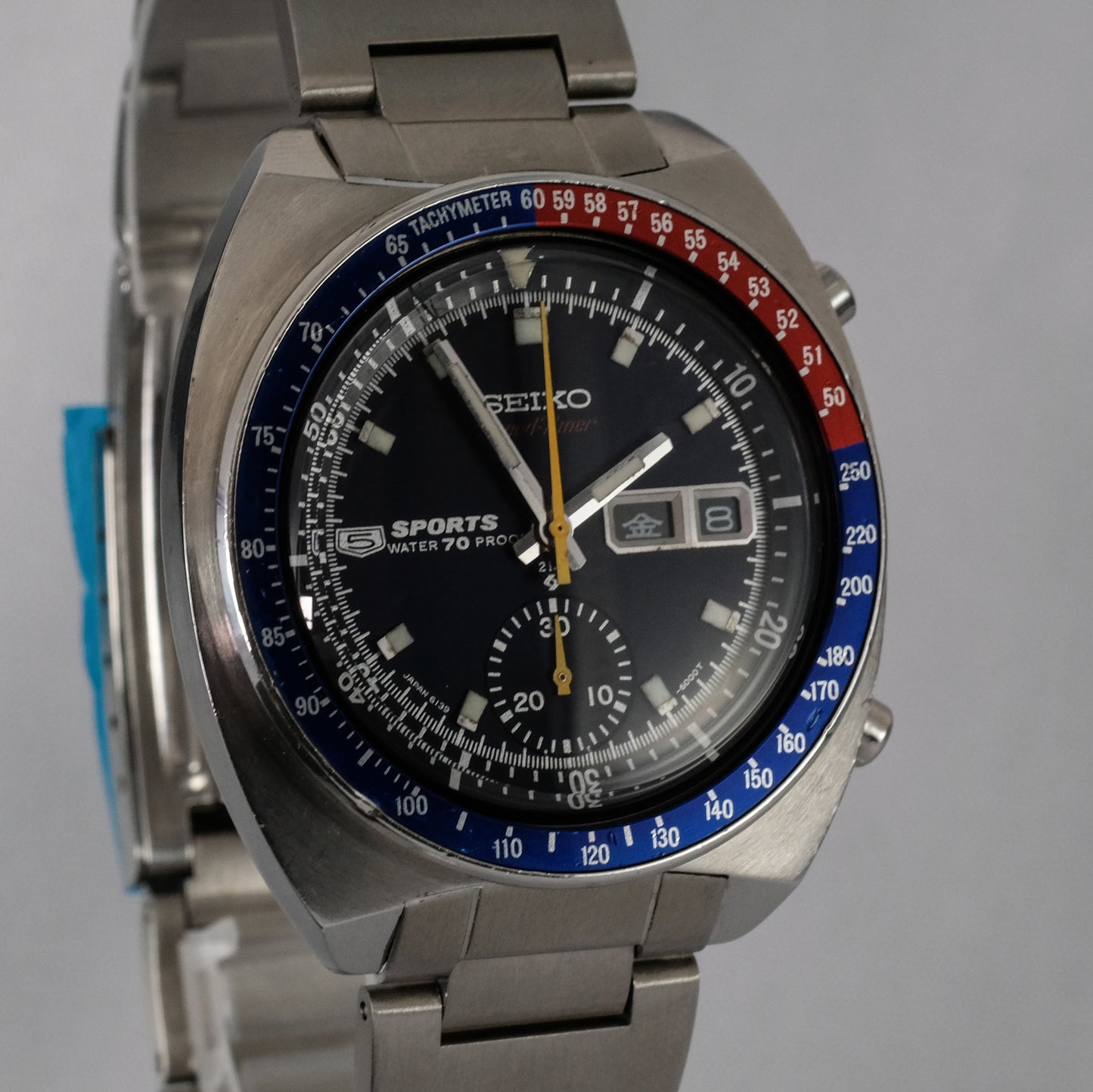 1971 Seiko 5 Sports SpeedTimer "Cervet / Pepsi" 6139-6002