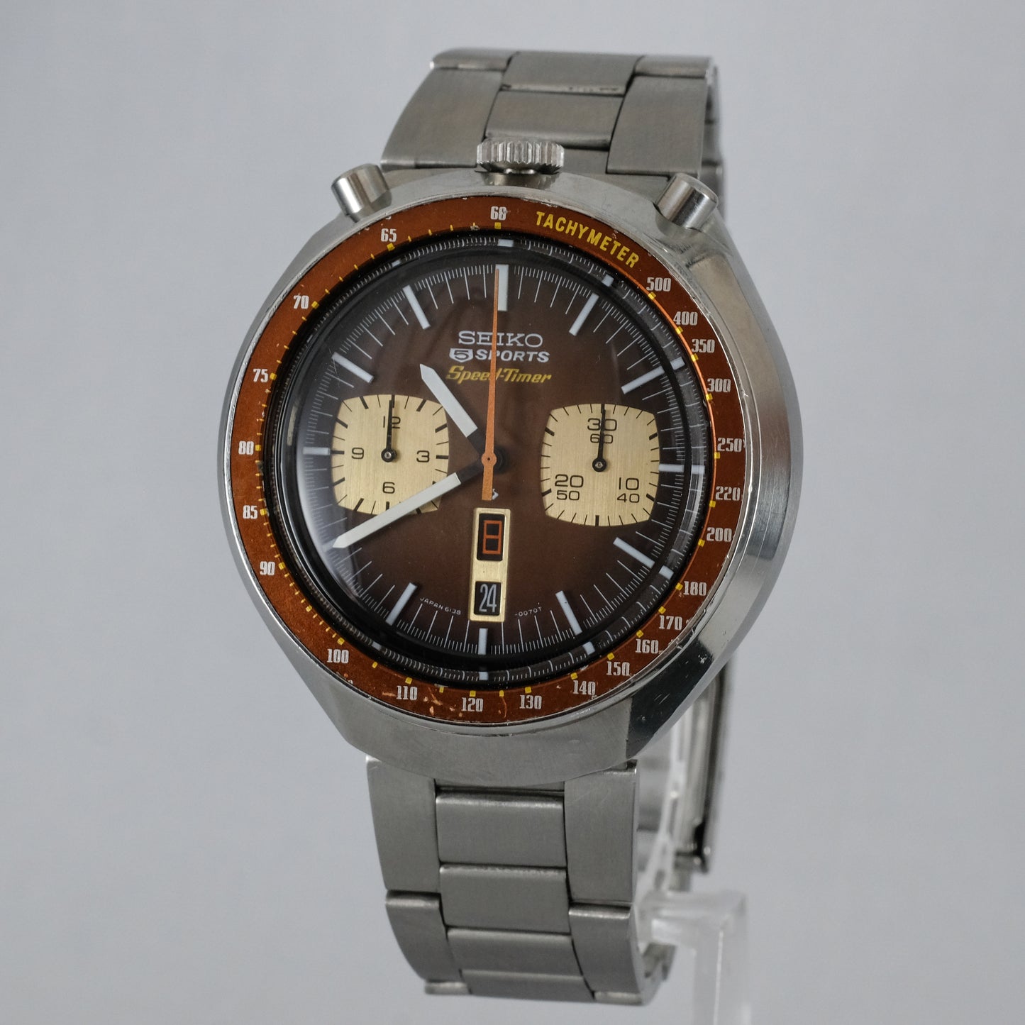 1976 Seiko "BullHead" SpeedTimer 6138-0040