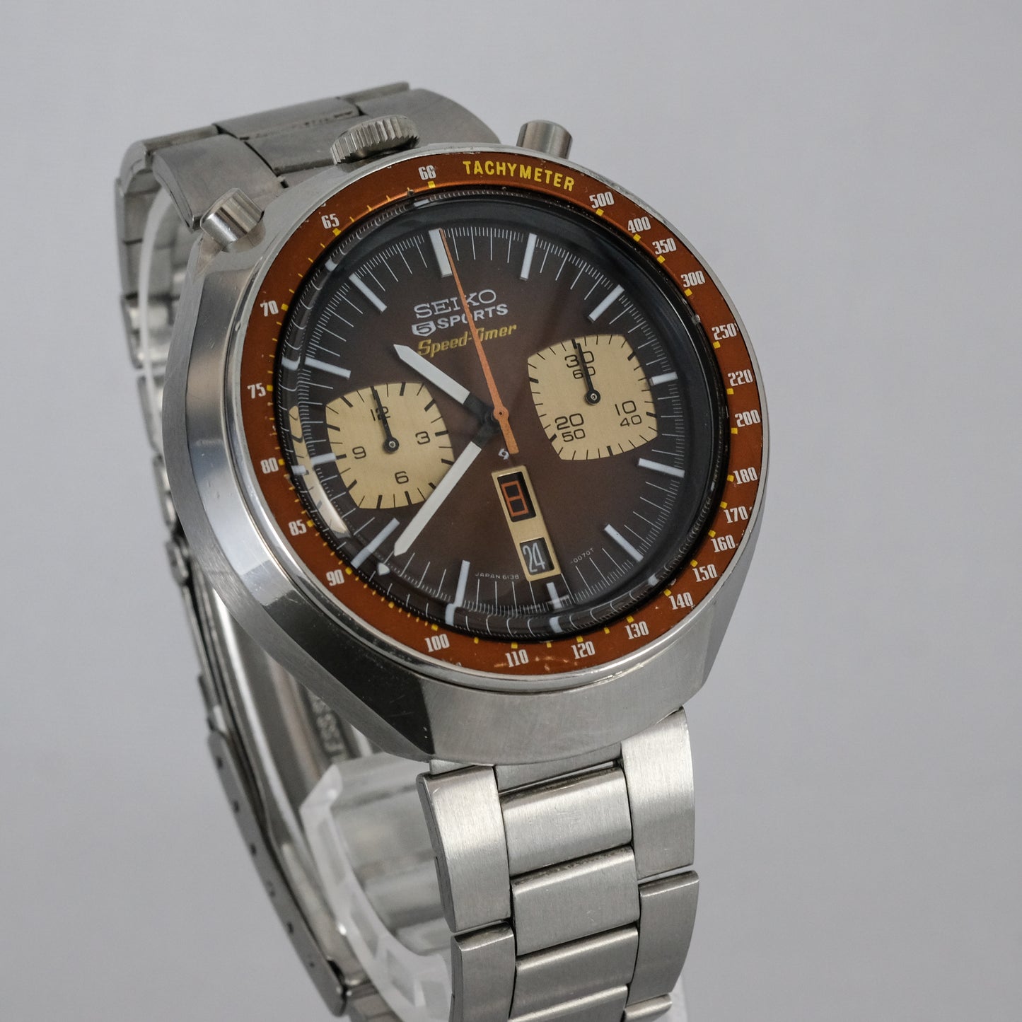 1976 Seiko "BullHead" SpeedTimer 6138-0040
