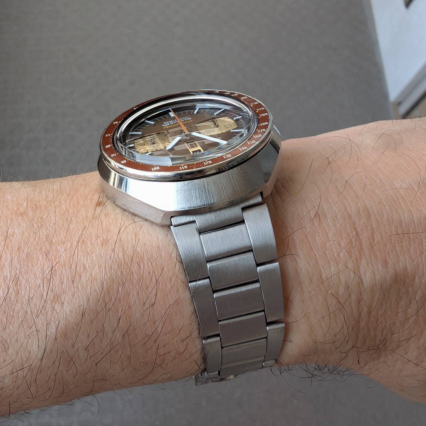 1976 Seiko "BullHead" SpeedTimer 6138-0040