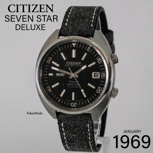 1969 Citizen Seven Star Deluxe Diver 4-520017Y