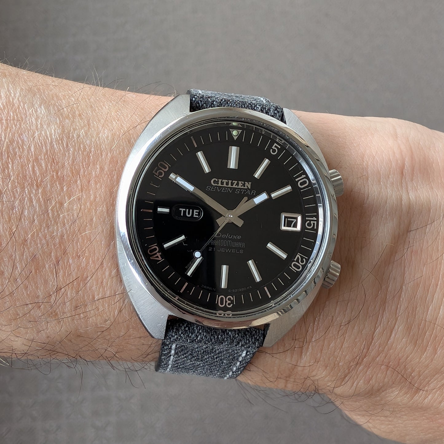 1969 Citizen Seven Star Deluxe Diver 4-520017Y