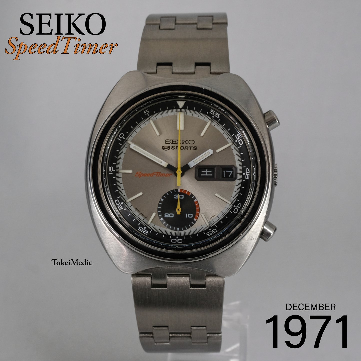 1971 Seiko 5 Sports SpeedTimer 6139-7020