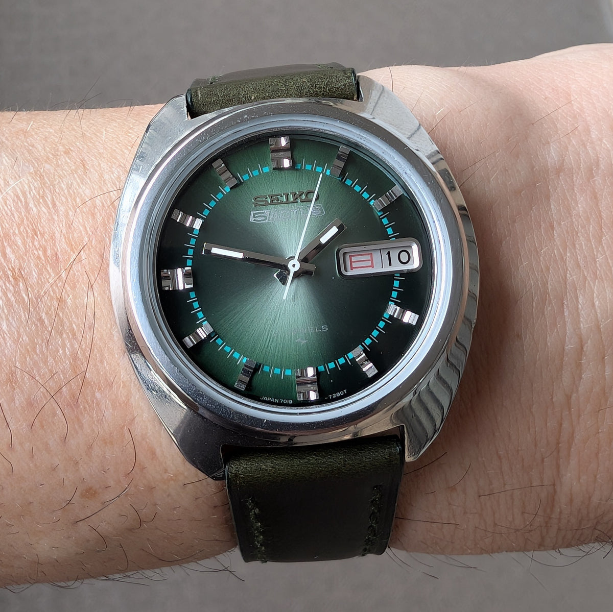 1976 Seiko 5 Actus 7019-7350