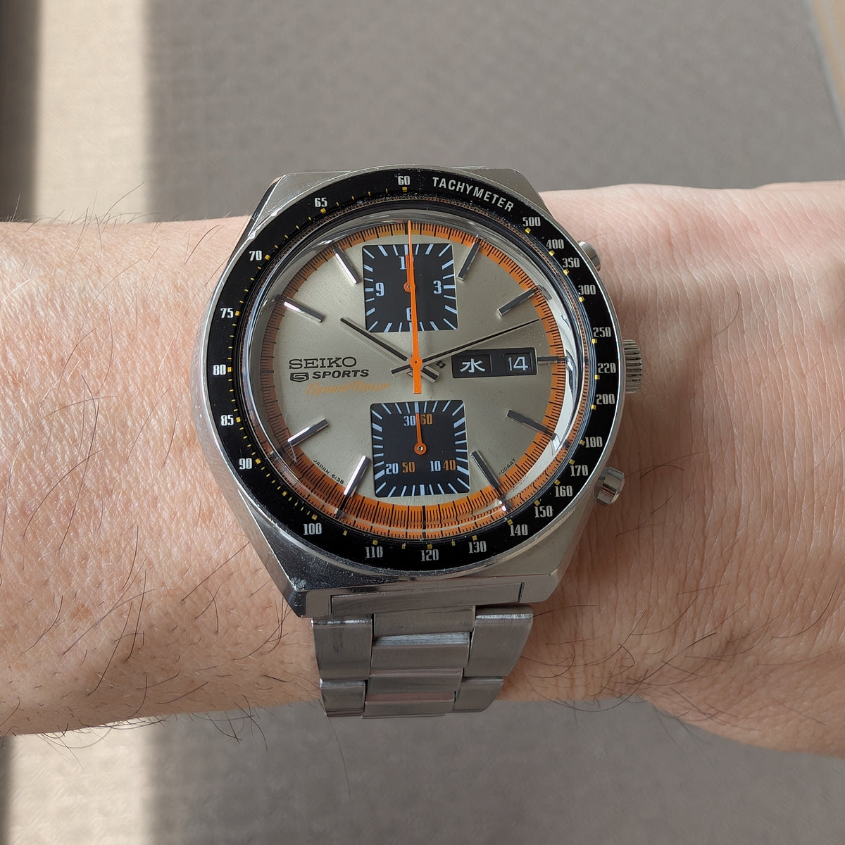 1975 Seiko "KAKUME" SpeedTimer 6138-0030