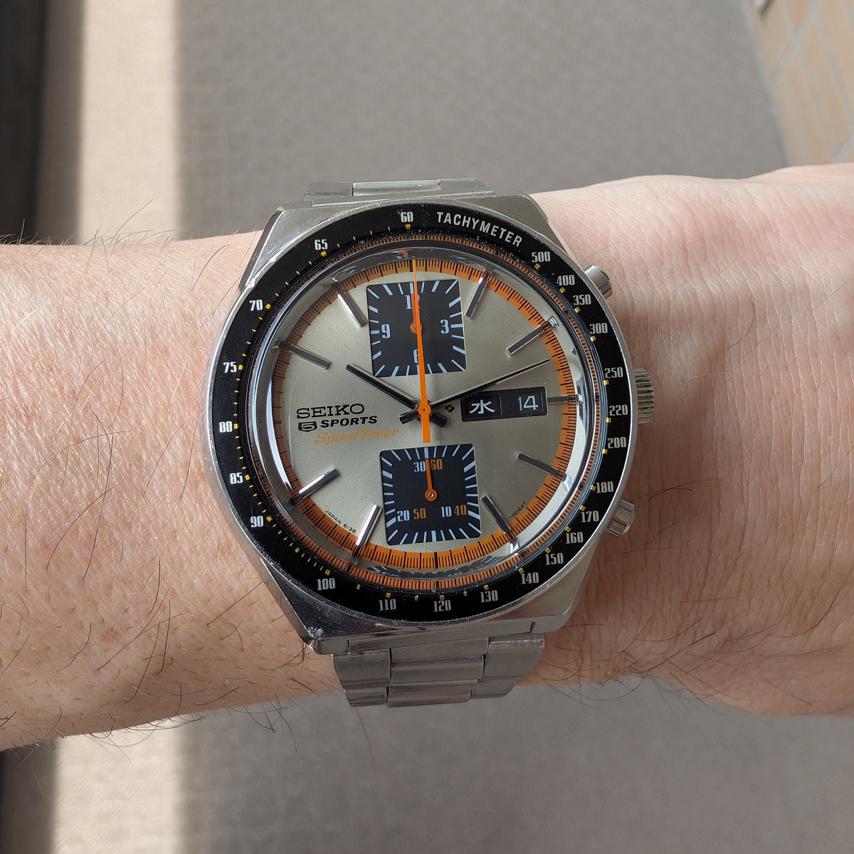 1975 Seiko "KAKUME" SpeedTimer 6138-0030
