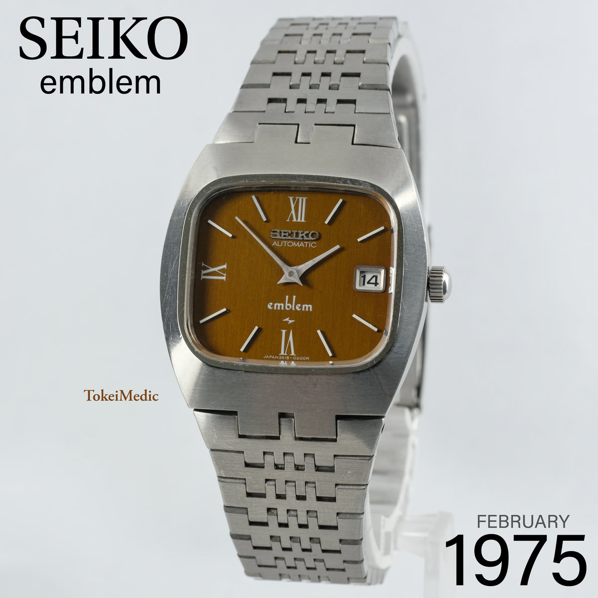 1975 Seiko Emblem 2418-3020