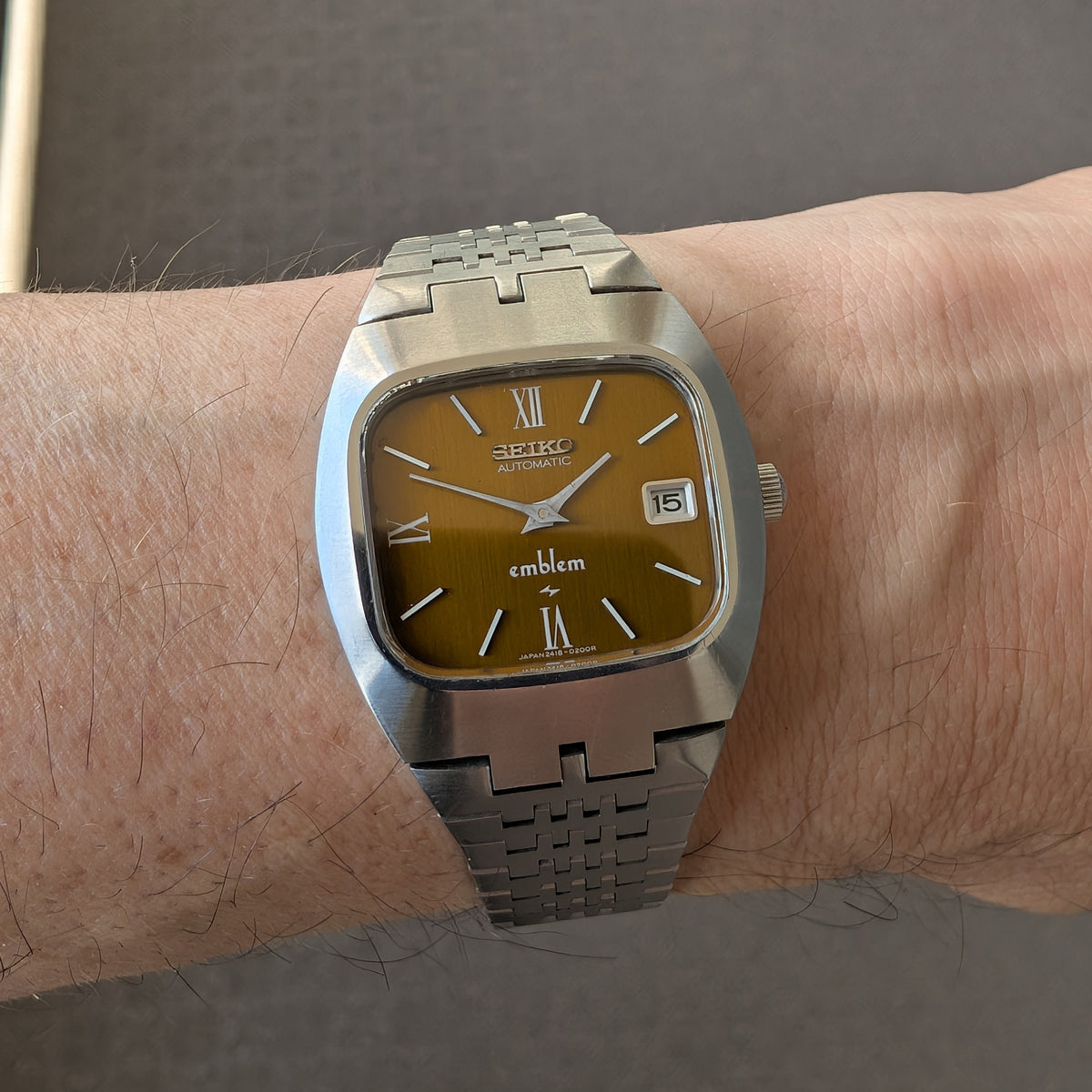 1975 Seiko Emblem 2418-3020