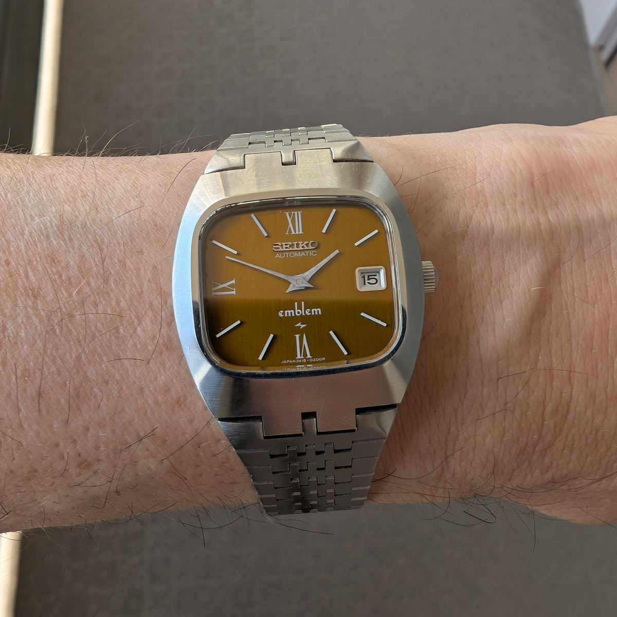1975 Seiko Emblem 2418-3020