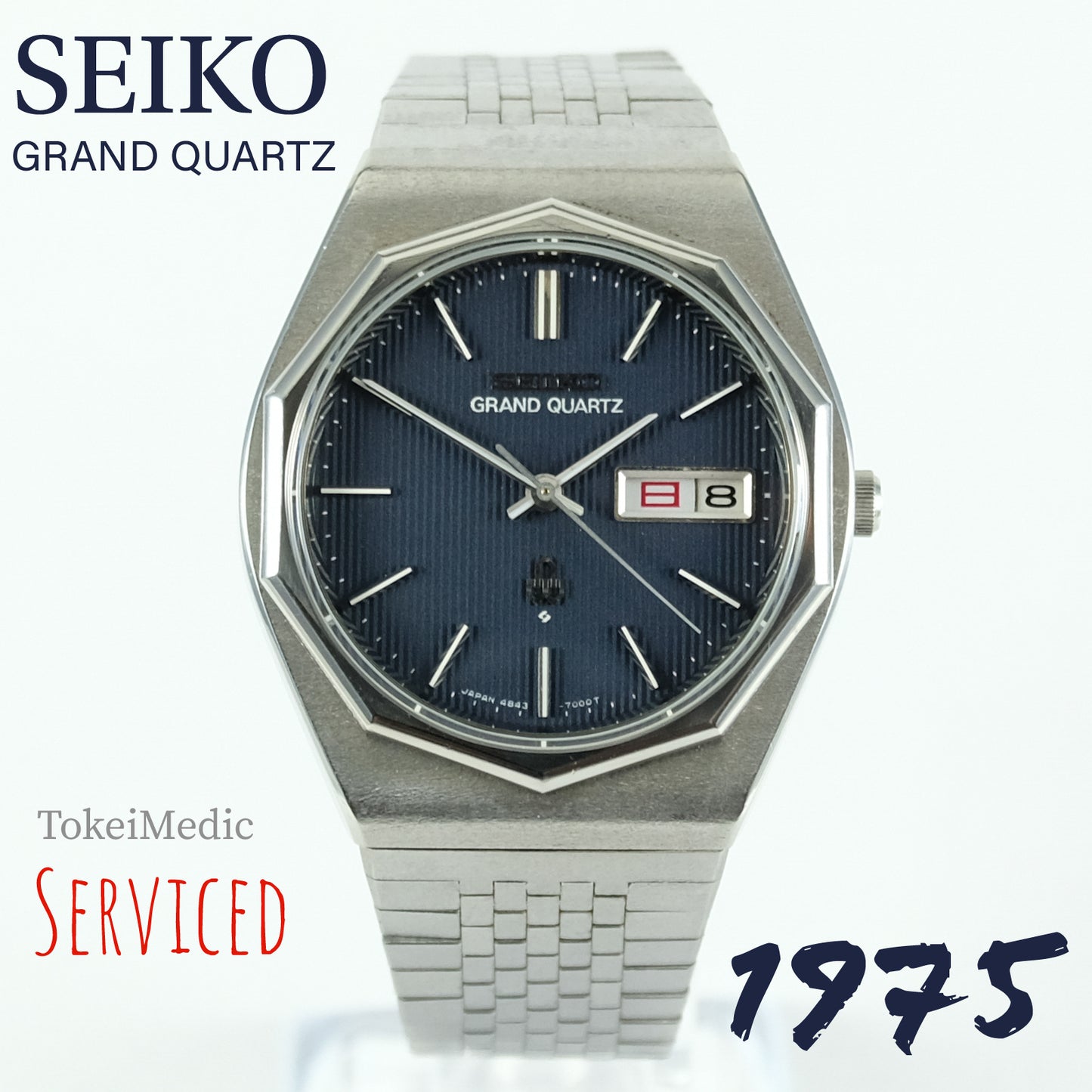 1975 Seiko Grand Quartz 4843-7000