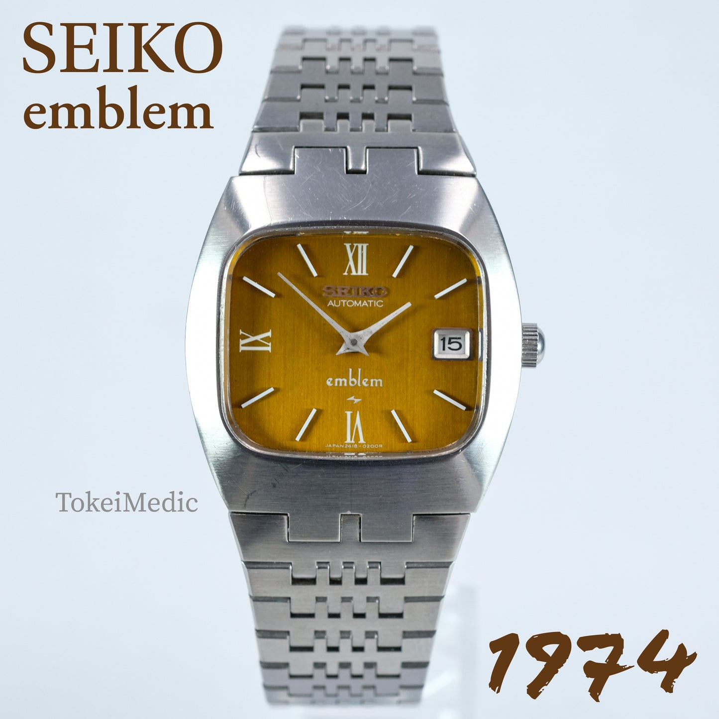 1974 Seiko Emblem 2418-3020