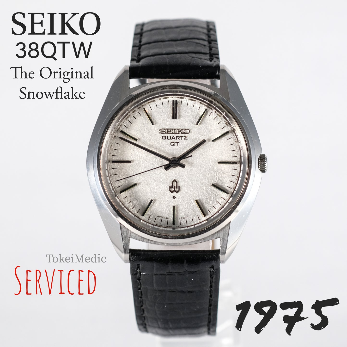 1975 Seiko Quartz 38QTW 38-7030