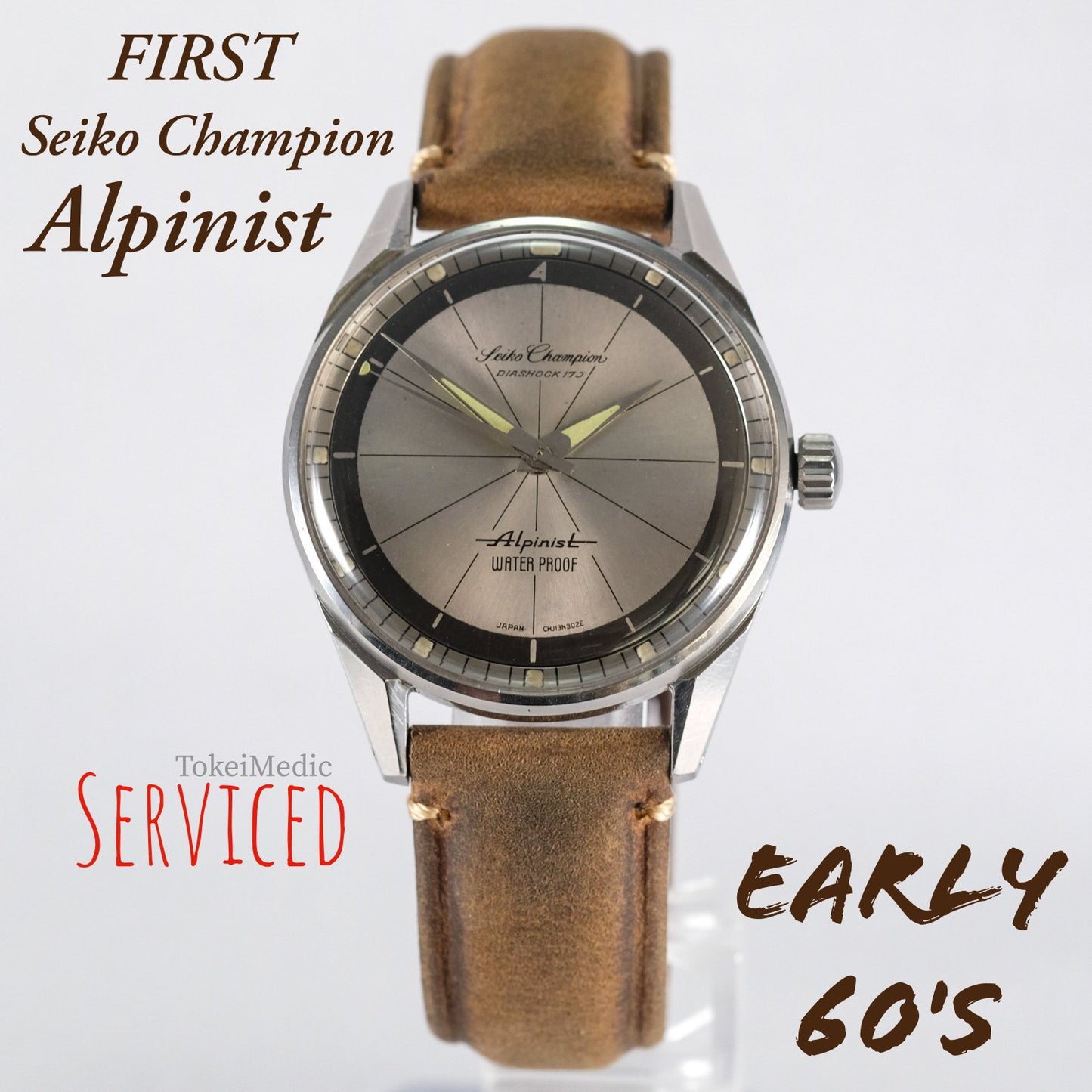 Early 60's First Seiko Champion Alpinist J13033