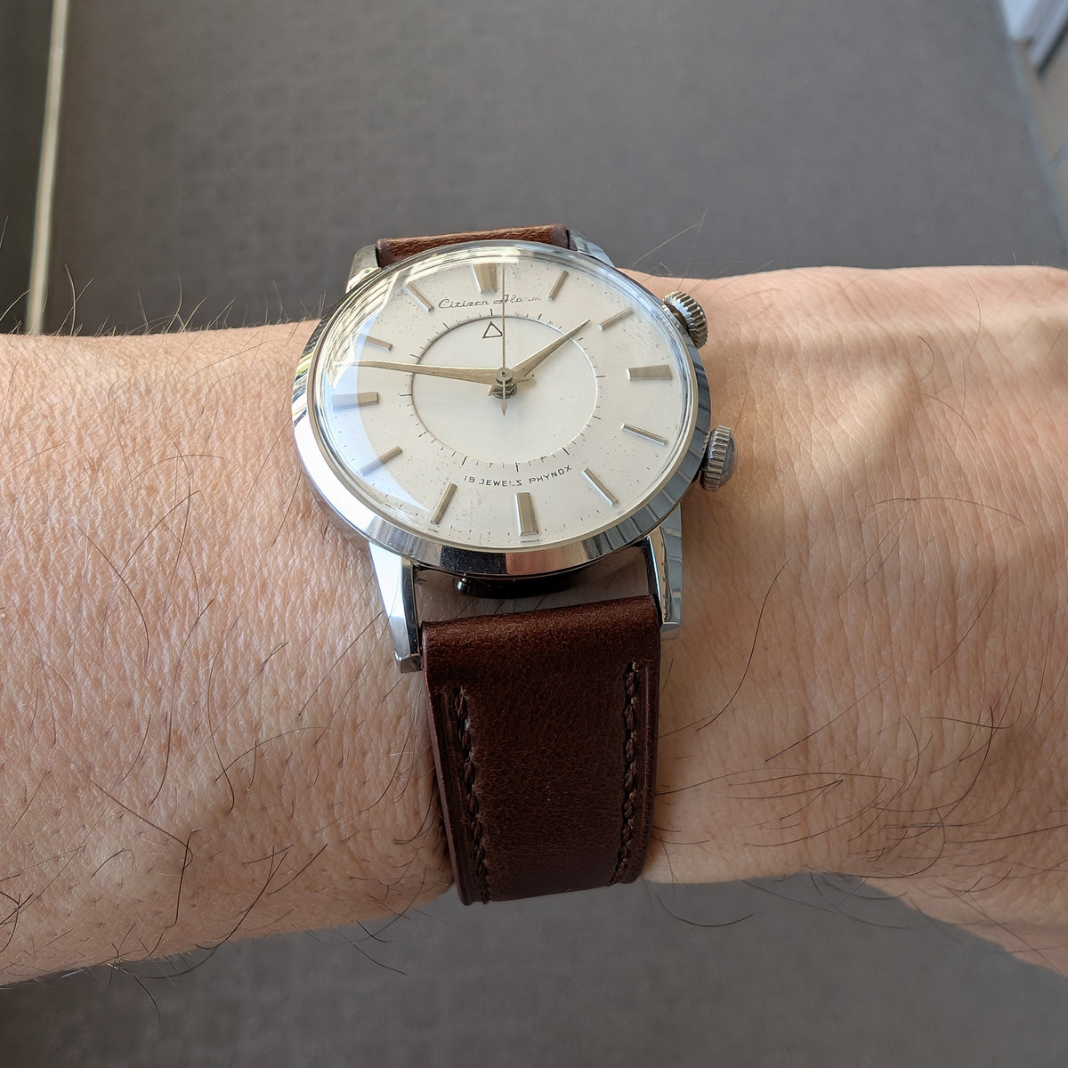 50's Citizen Alarm 1407057, The First Japanese alarm watch