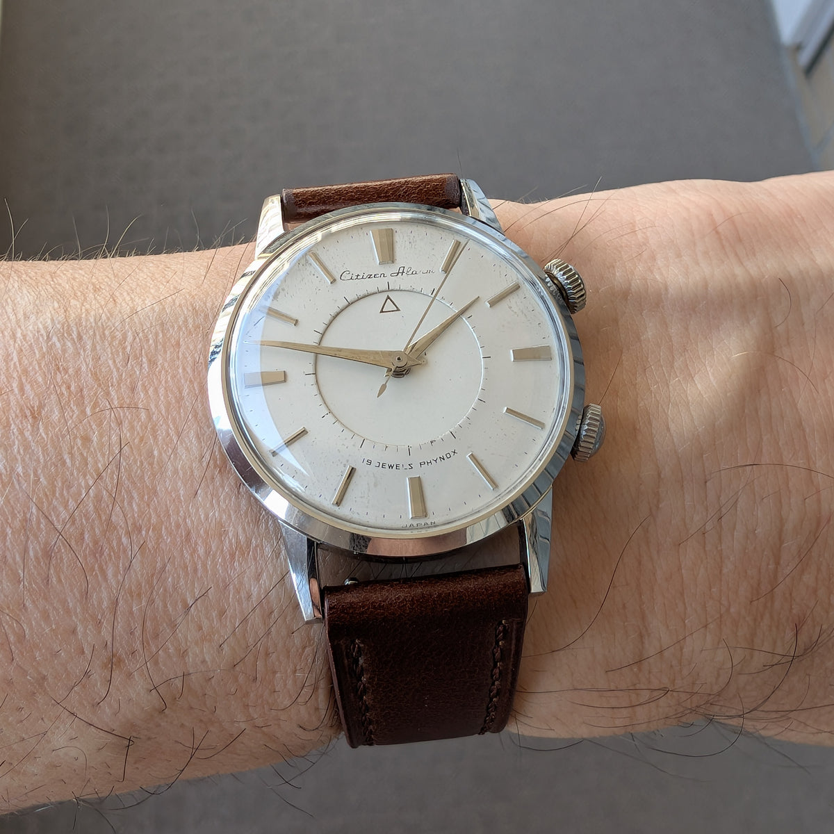 50's Citizen Alarm 1407057, The First Japanese alarm watch