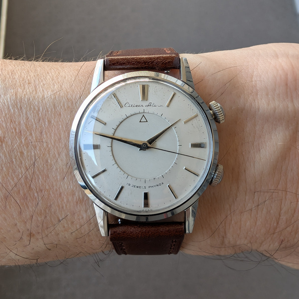 50's Citizen Alarm 1407057, The First Japanese alarm watch