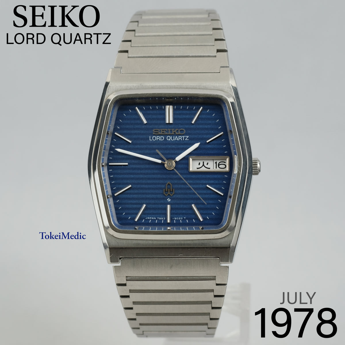 1978 Seiko Lord Quartz 7853-5020
