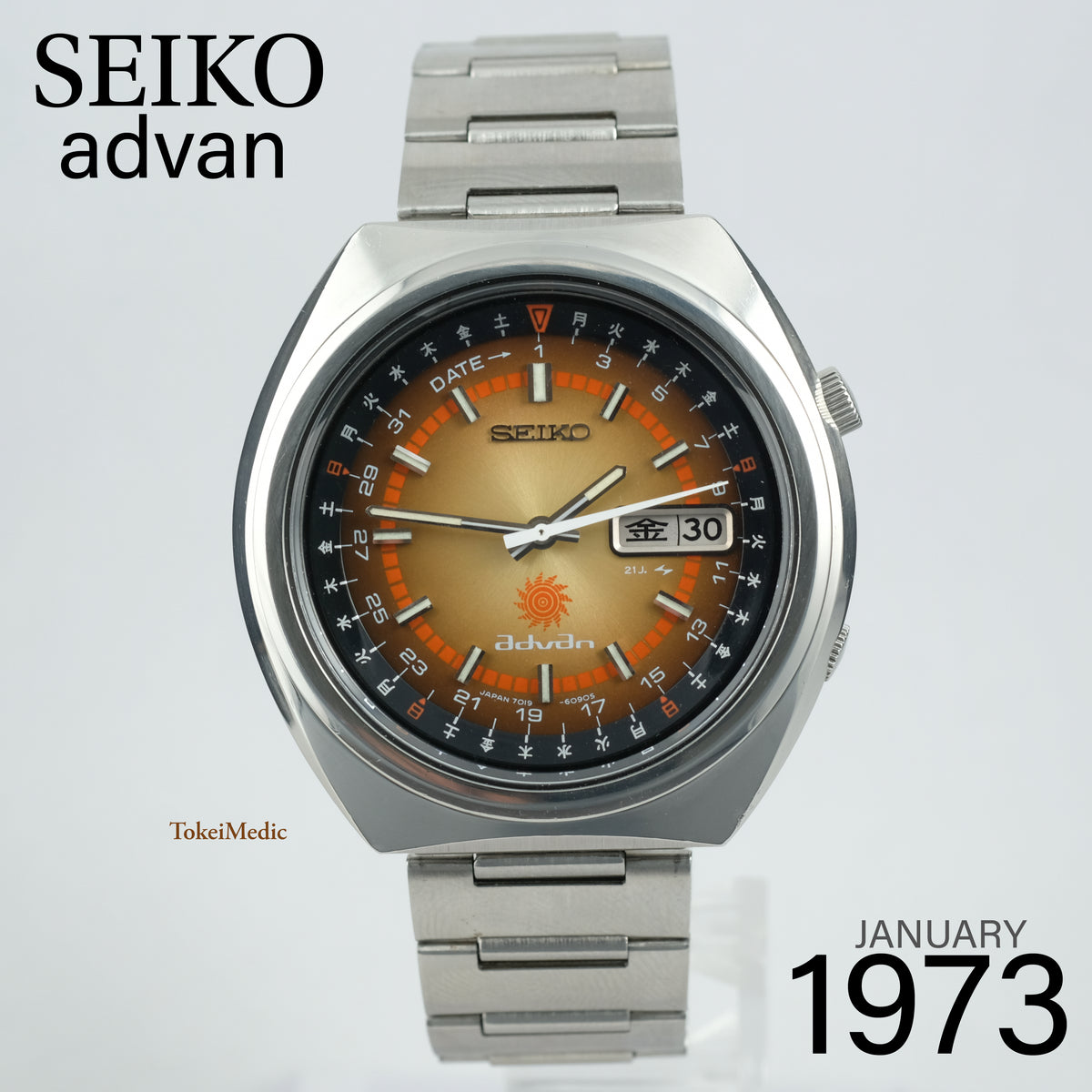 1973 Seiko advan 7019-6050