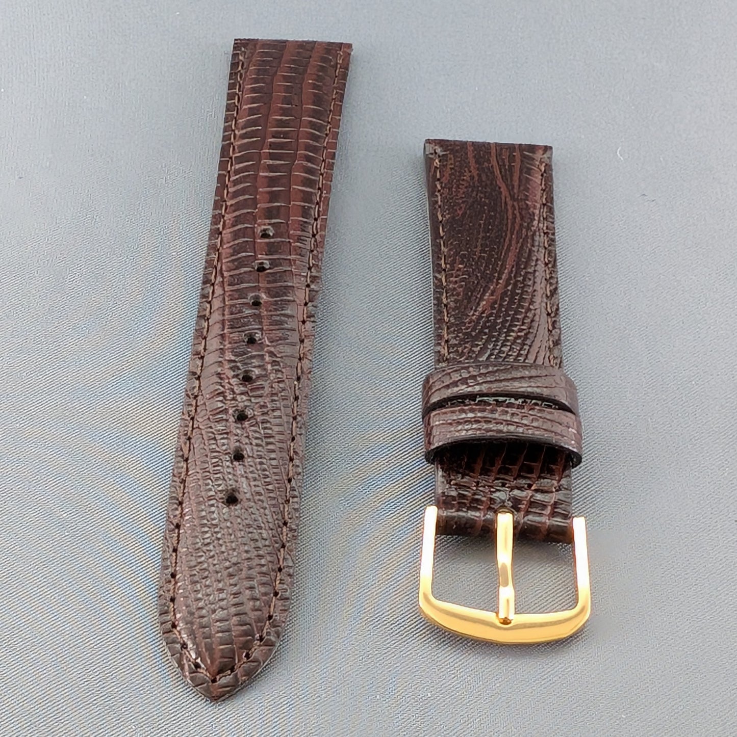 Seiko R0262, 18mm brown cowhide leather strap