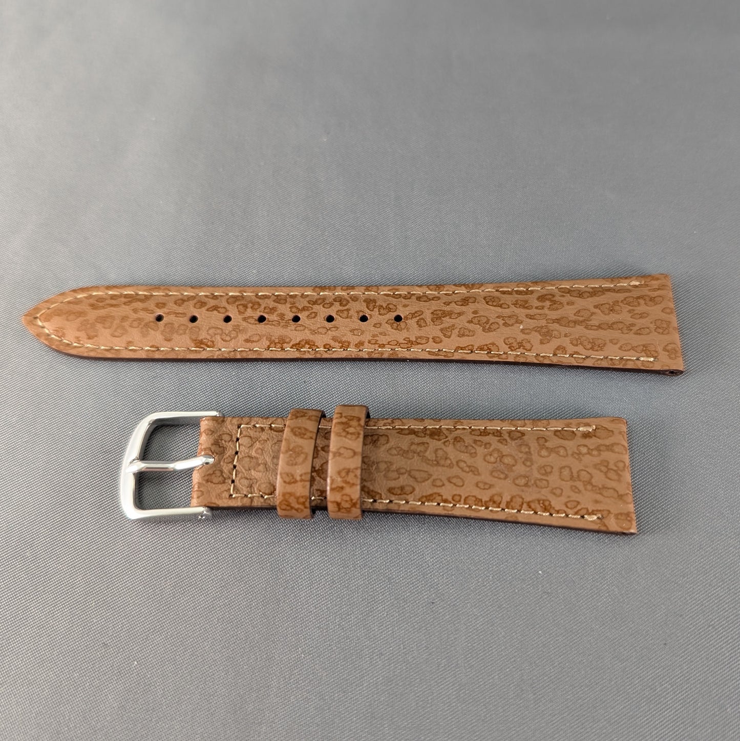 Seiko DX89, 19mm tan cowhide leather strap