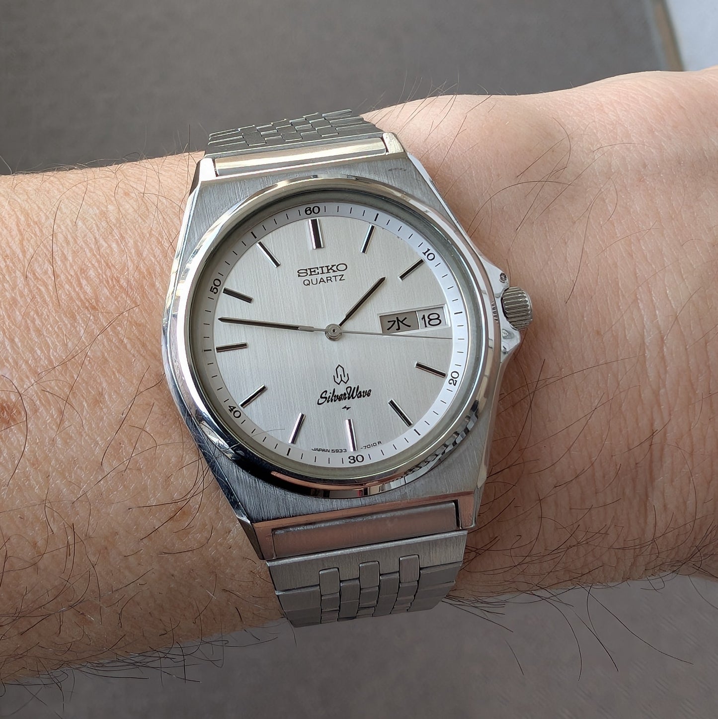 1980 Seiko Quartz SilverWave 5933-7010