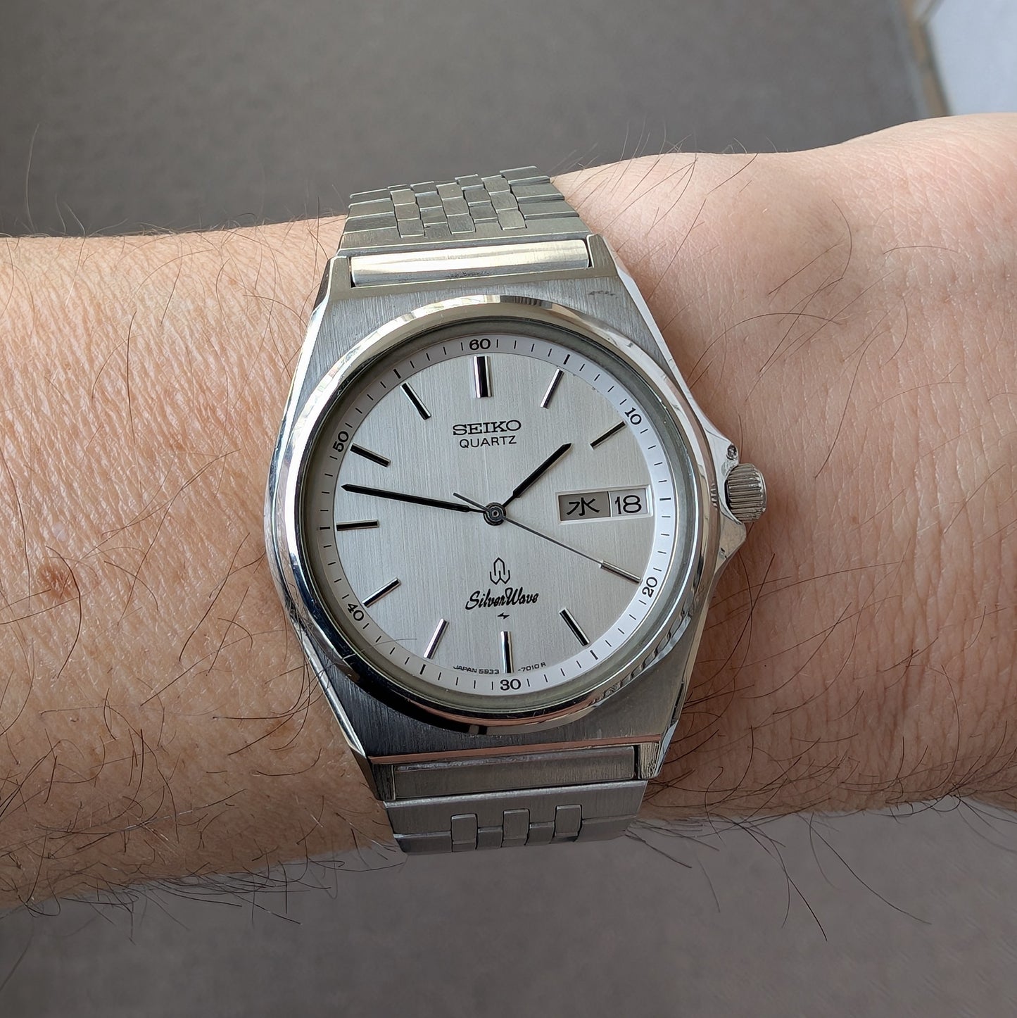 1980 Seiko Quartz SilverWave 5933-7010