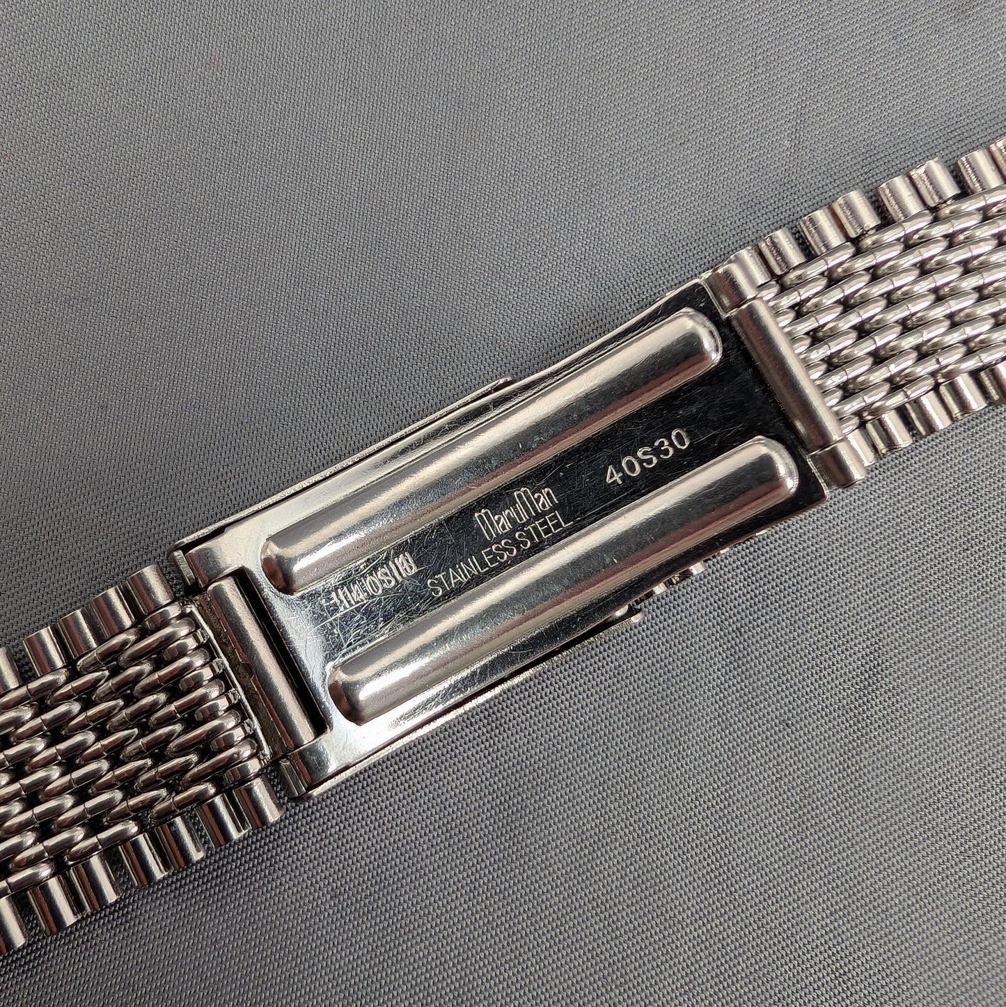 18mm Maruman Stainless steel bracelet B0017