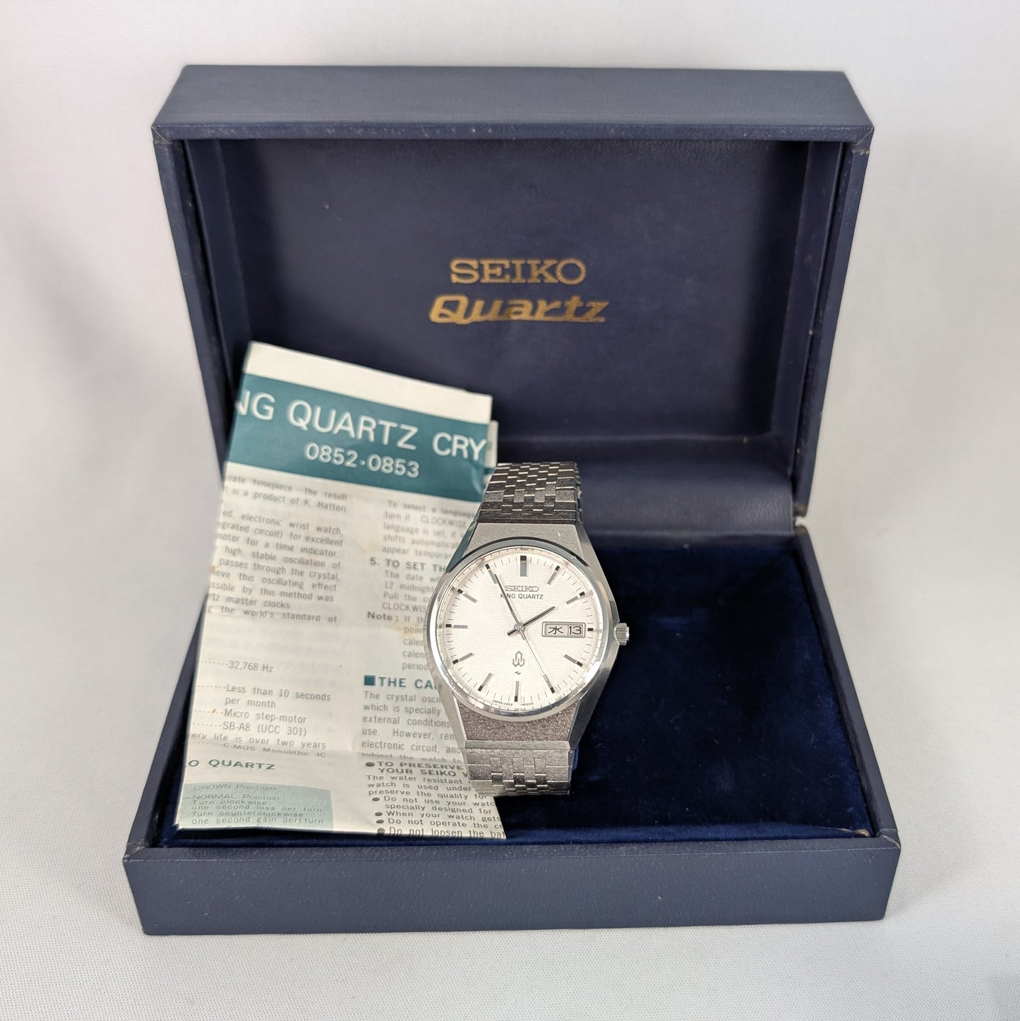 1976 Seiko King Quartz 0853-8025