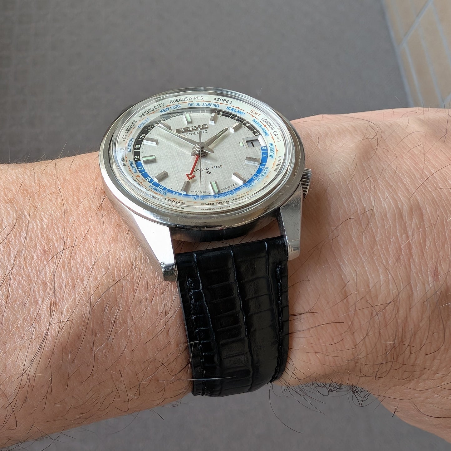 1968 Seiko World Time "Error bezel" 6117-6010