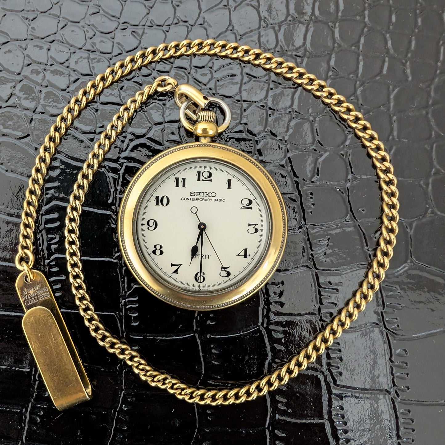1989 Seiko Spirit Pocket Watch 5S21-0A20