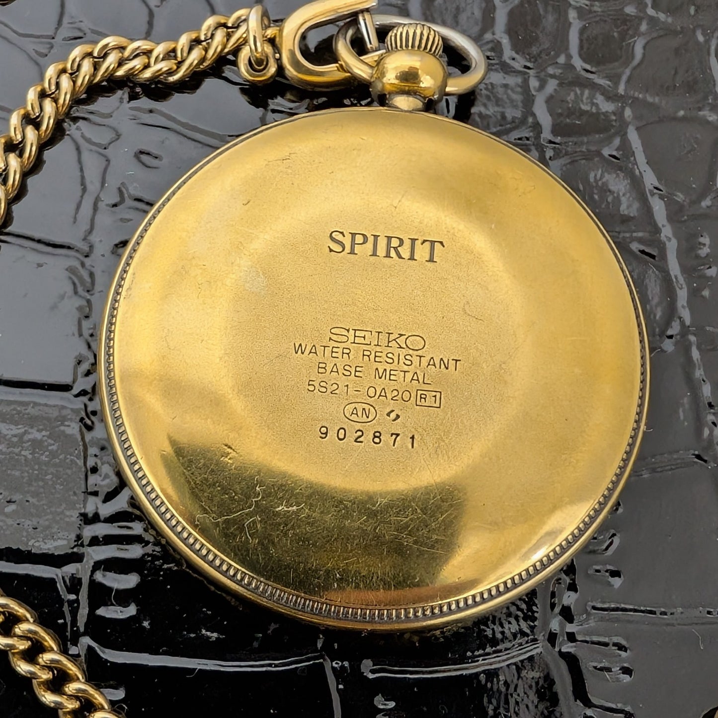 1989 Seiko Spirit Pocket Watch 5S21-0A20