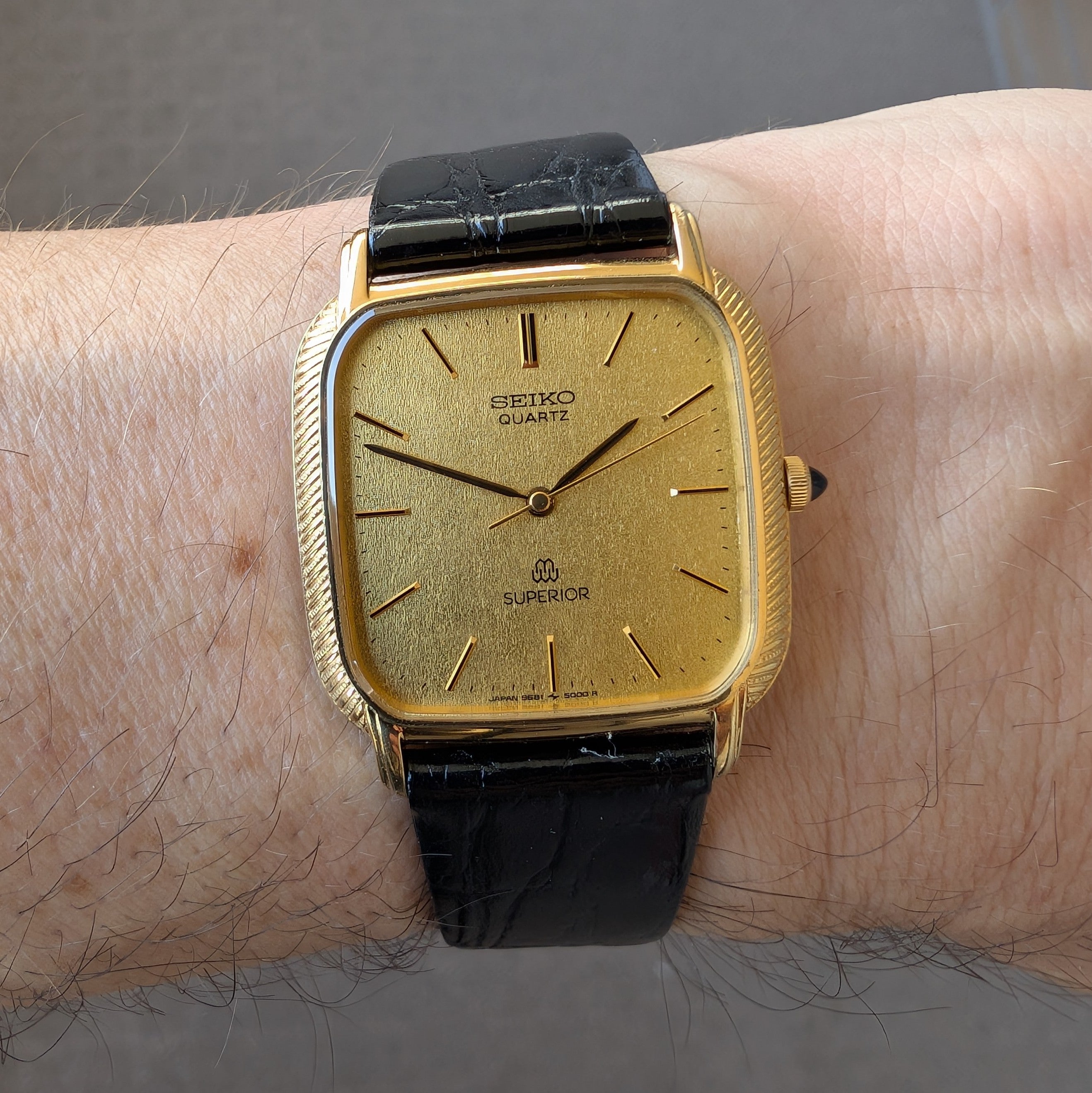 セイコー　スーペリア　9681-5000 14K SUPERIOR メンズ　時計 JA-1171| セイコー スーペリア ツインクオーツ 9681-5000 14K 金