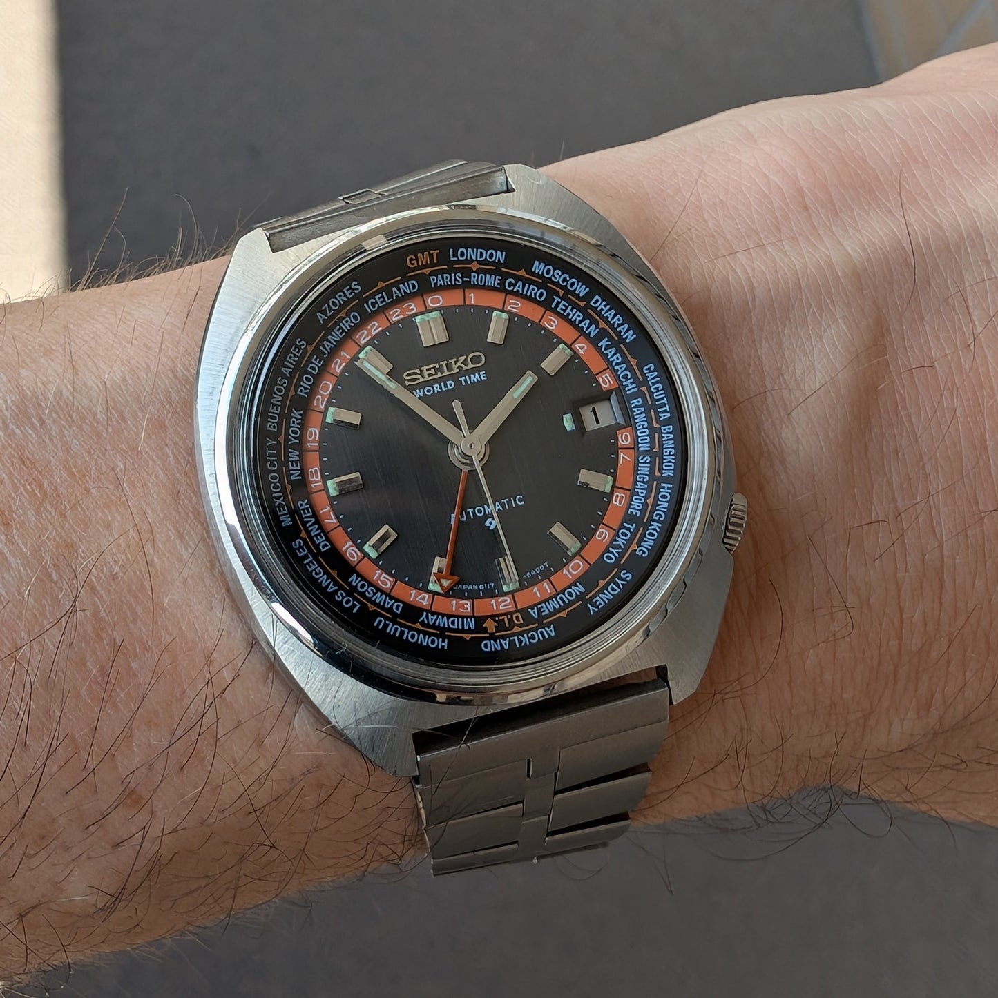 1971 Seiko World Time 6117-6400