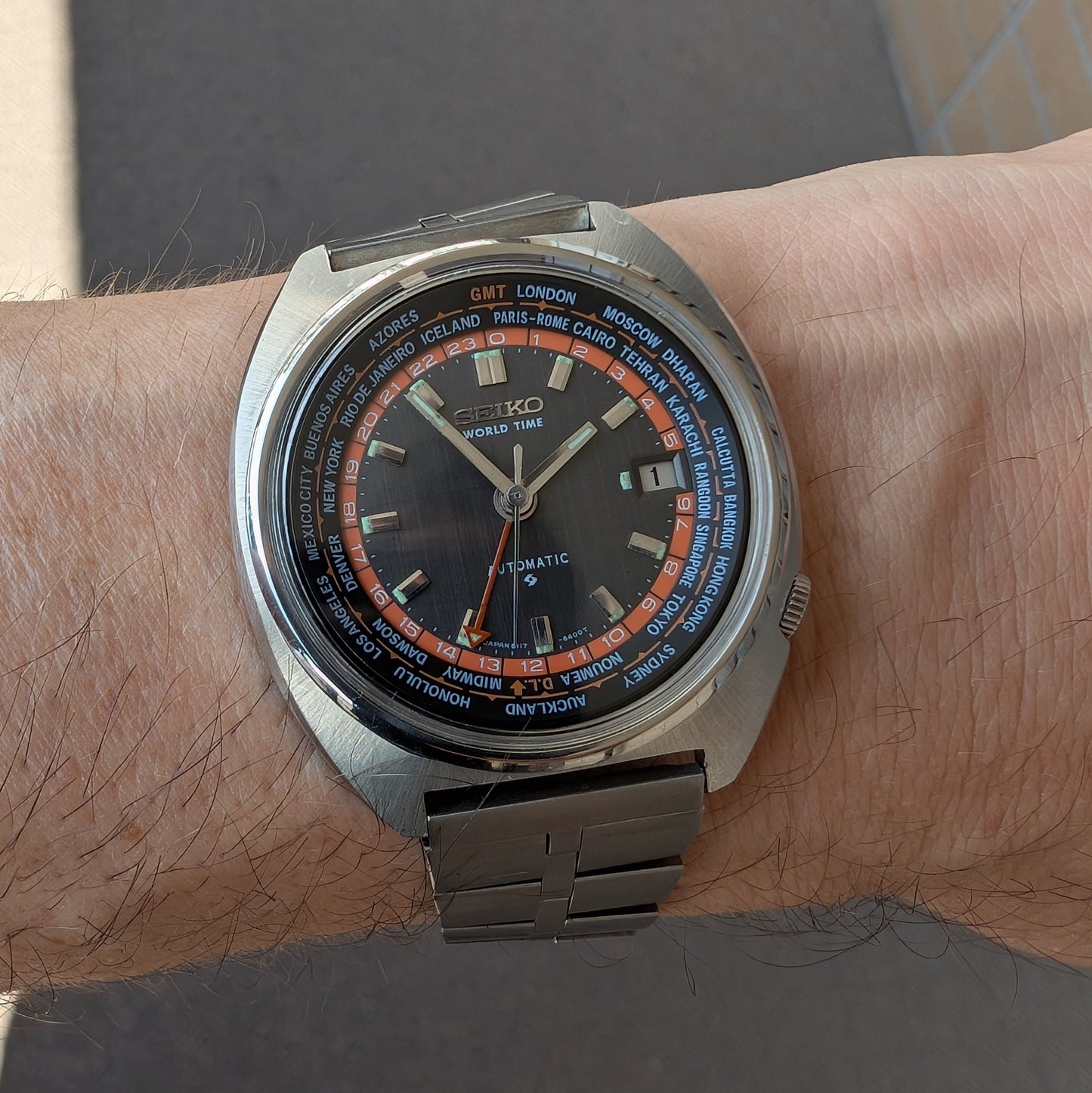 1971 Seiko World Time 6117-6400