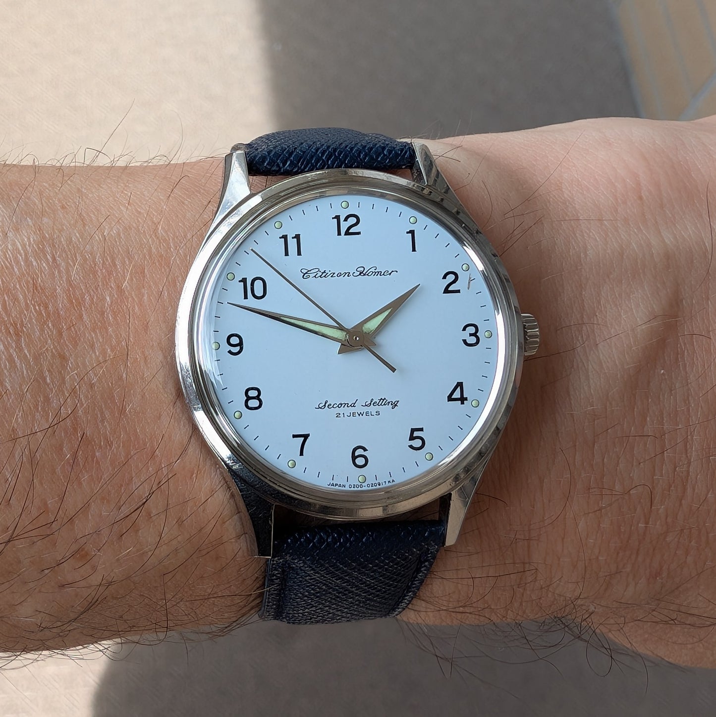 1979 Citizen Homer Second Setting Japan National Railway Watch