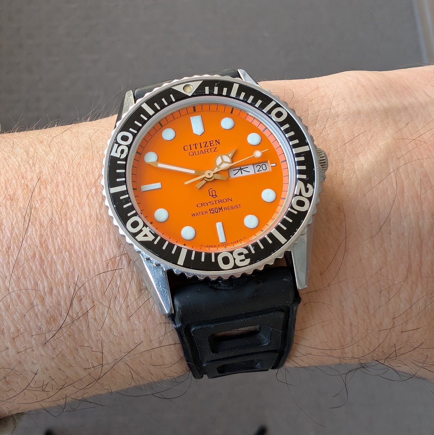 1981 Citizen Crystron Quartz Diver 4-212461Y