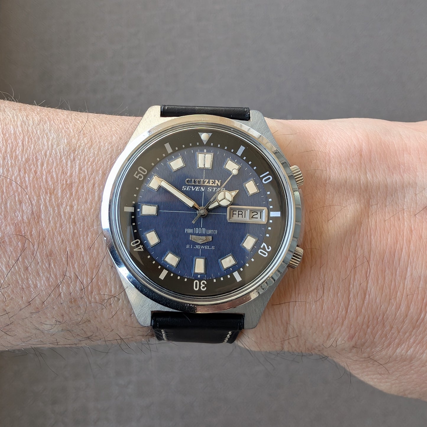 1969 Citizen Seven Star Diver 4-520343 Y