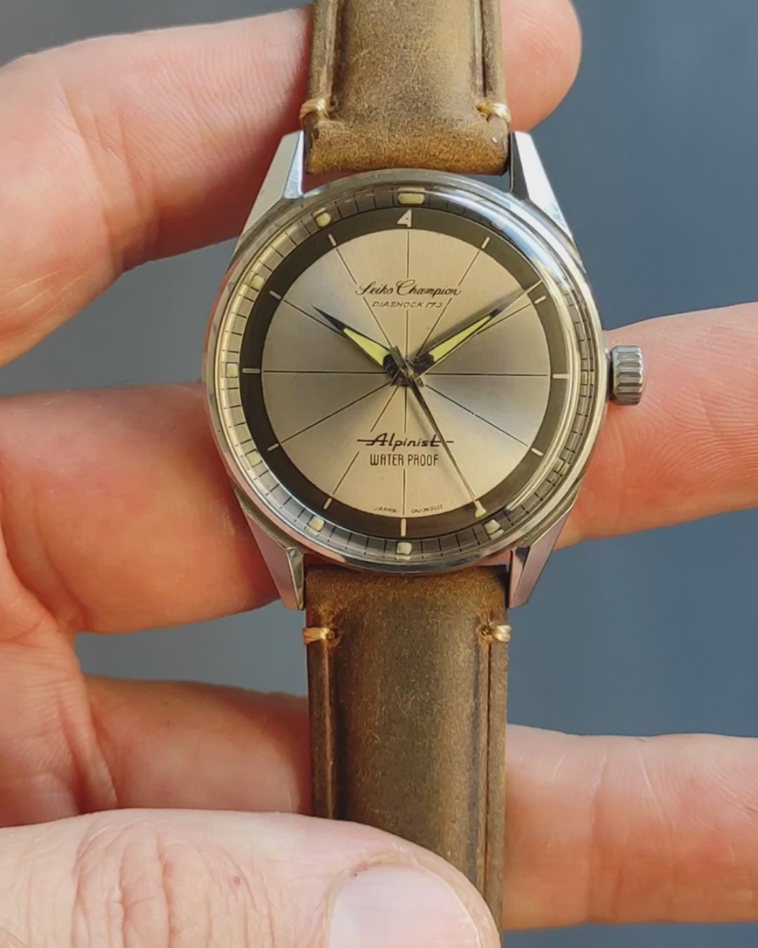 Early 60 s First Seiko Champion Alpinist J13033